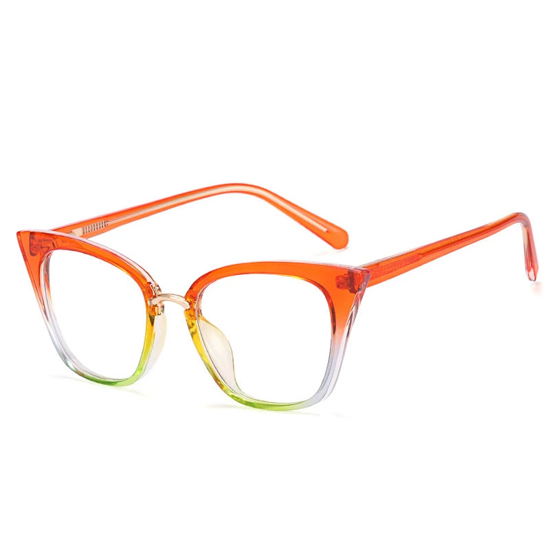 

Retro Sexy Cat Eye Plastic Titanium Blue Light Blocking Glasses Ladies Fashion Optical Glasses Frame 60226