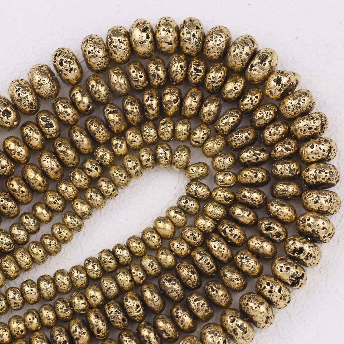 6 8 10 мм древние KC золотая лава вулканическая порода натуральный камень плоские