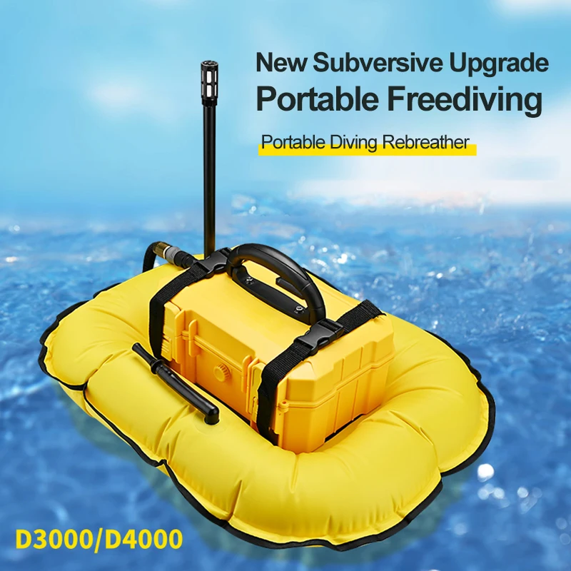 

Portable Scuba Diving Equipment Underwater Rebreather Machine Deep Cylinder Tank for Oxygen Fishing