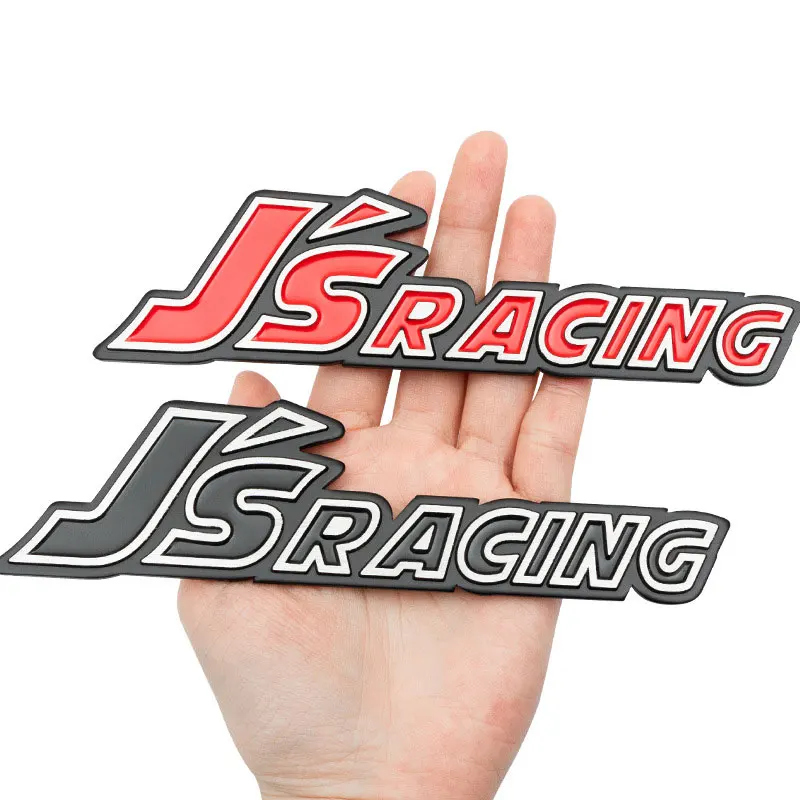 

JSRACING letter car stickers for Honda body modified accessories car nameplate 3D three-dimensional rear trunk decoration decal