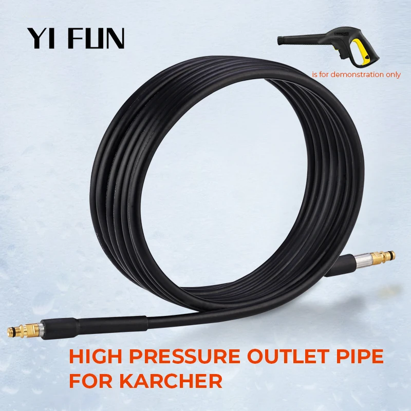 High Pressure Washer Hose For Karcher 5-15m Water Washer Pipe With Extension Hose Joint And Adapter For Karcher Pressure Cleaner