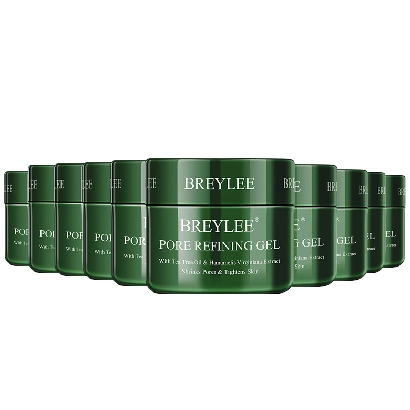 

BREYLEE Pore Refining Gel Shrink Pores Cream Serum Moisturizing Firming Dry Skin Care Anti Aging Oil Control Facial Essence10PCS