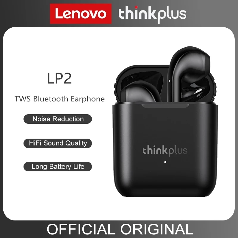 

100% Оригинальные игровые беспроводные наушники Lenovo LP2 TWS Bluetooth наушники с микрофоном наушники-вкладыши с шумоподавлением басовая гарнитура