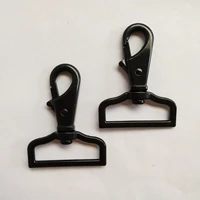 2pcs 45mm metal snap hook trigger lobster clasps clips spring gate bags diy crafts tiny pet leash bag strap webbing hooks