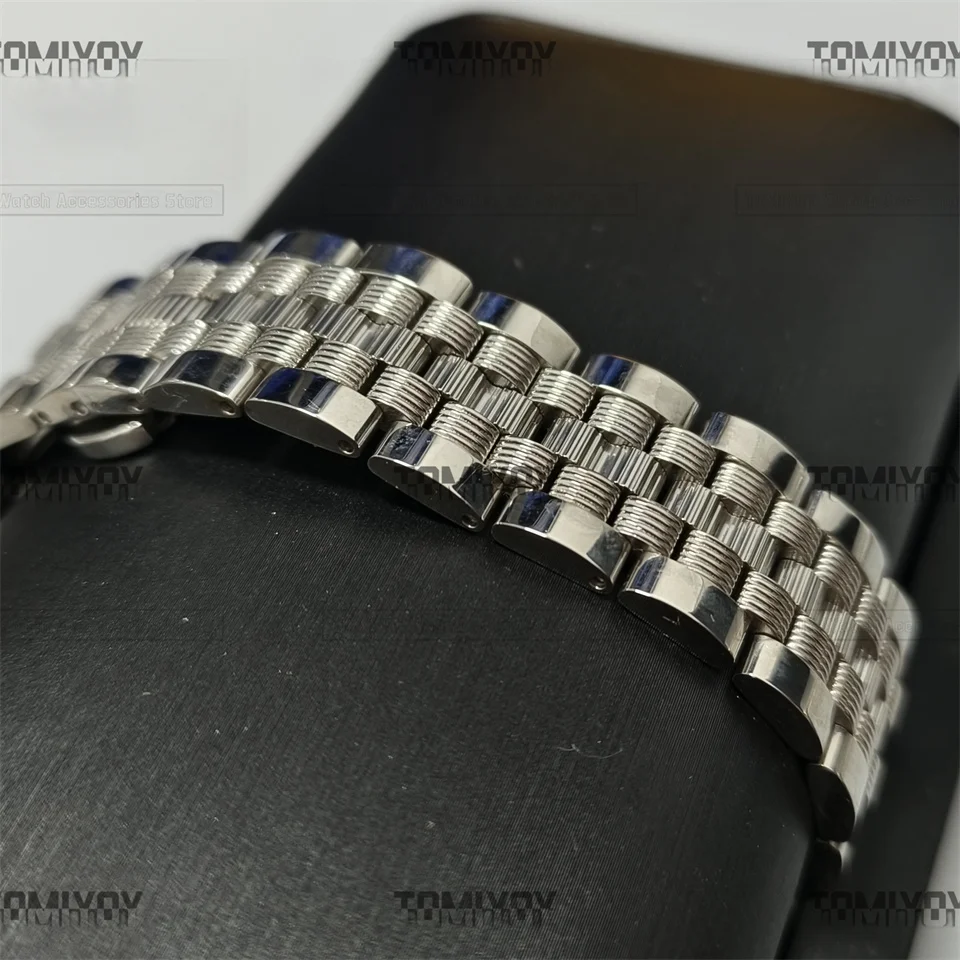 Плоский ремешок с пряжкой-бабочкой 20 мм подходит для часов Sekio Rolex OMG
