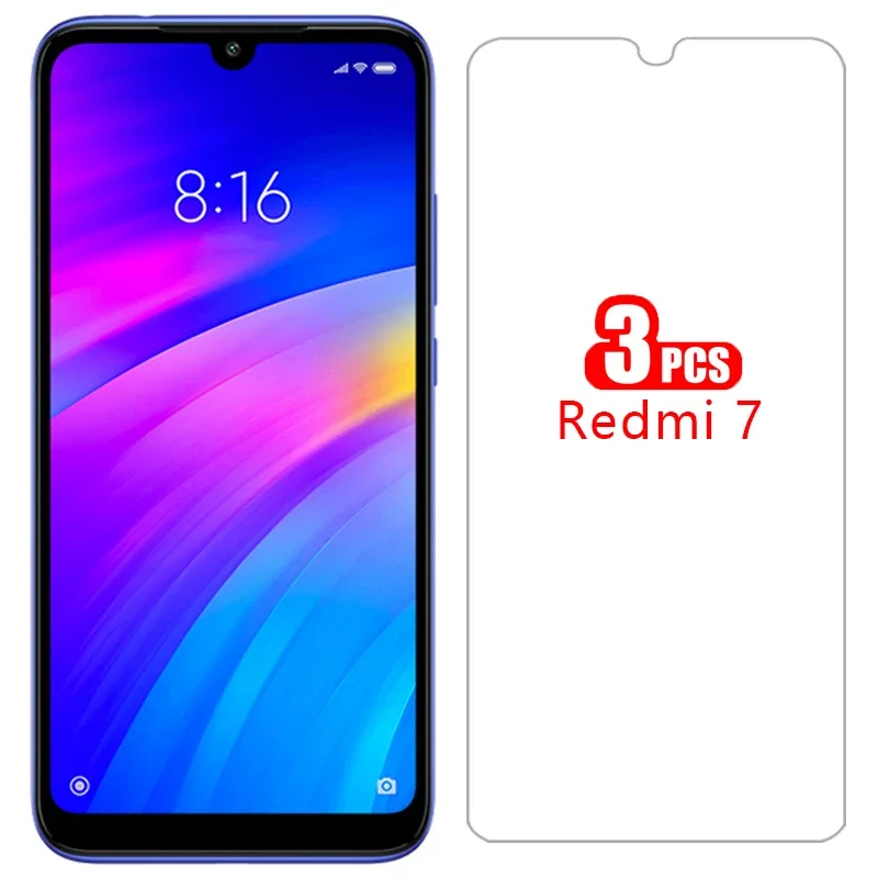

case for xiaomi redmi 7 cover screen protector tempered glass on redmi7 protective phone coque bag xiomi xiami xaomi readmi remi