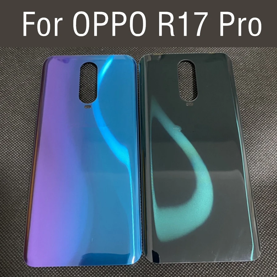 

Back Case For OPPO R17 Pro Reno Reno PCAM00 PCAT00 CPH1917 Rear Housing Battery Cover Back Rear Housing With Sticker Phone Parts