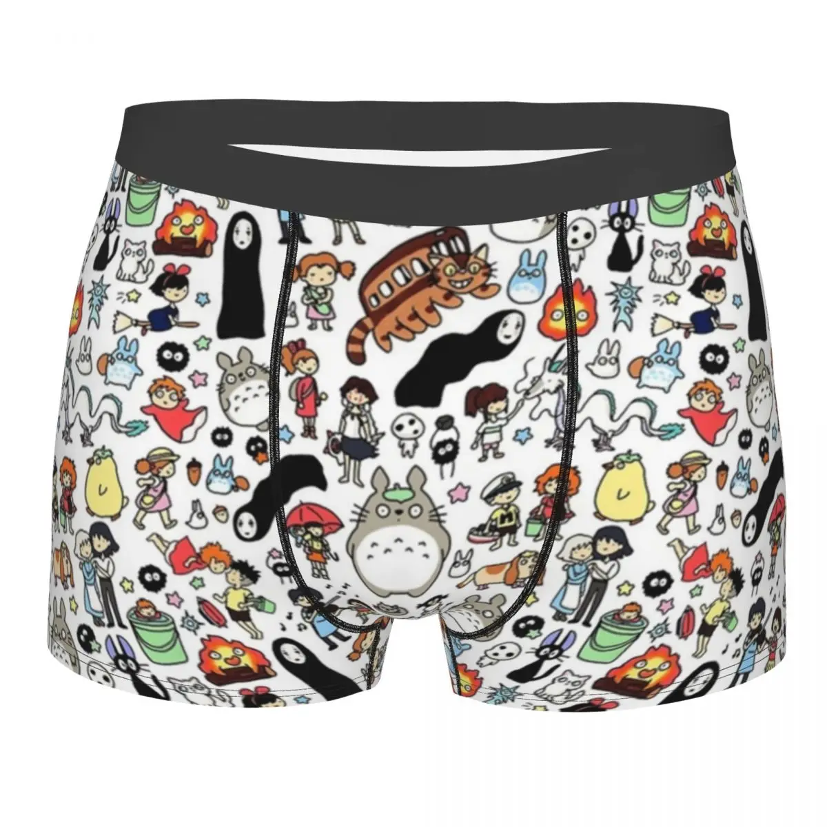 

Трусы-боксеры Hayao Miyazaki Studio ghiсков для мужчин, сексуальный принт на заказ, Мой сосед Тоторо