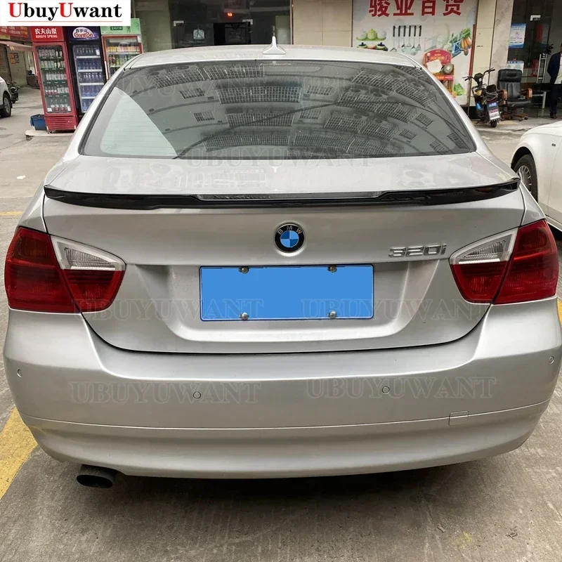 do BMW serii 3 E90 Spoiler 2005--2011 M4 Style Wysokiej jakości plastikowe tylne skrzydło bagażnika ABS Zestaw karoserii Akcesoria