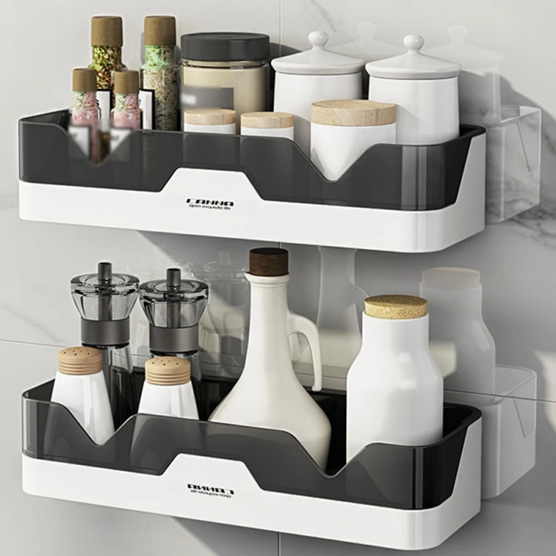 

Bathroom Accessories Storage Rack Wall Mount Soap Shelf Household Kitchen Storage Box Home Supplies Dropship