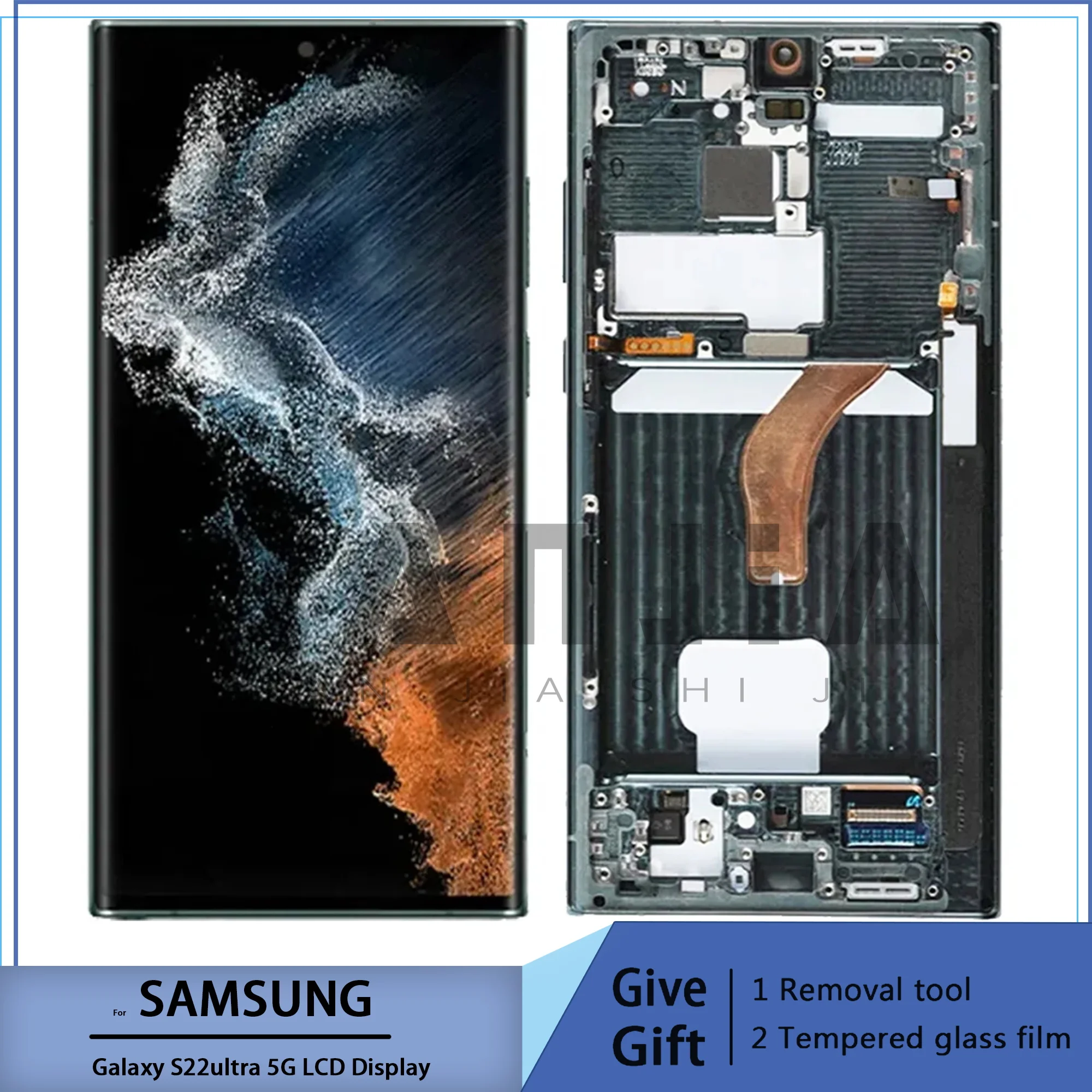 

Оригинальный ЖК-дисплей 6,8 дюйма S908E для Samsung Galaxy S22, ультратонкий дисплей, ЖК-экран с рамкой, детали ЖК-дисплея для Samsung Galaxy S908N, S908U