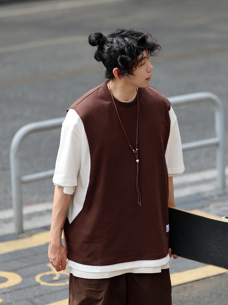 Водный обсидиан с фиксированной перерыв летняя японская модная лоскутная