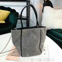 womens bag 2022 new fashion shoulder bag diamond rhinestone messenger bag simple fashion portable shoulder handbag