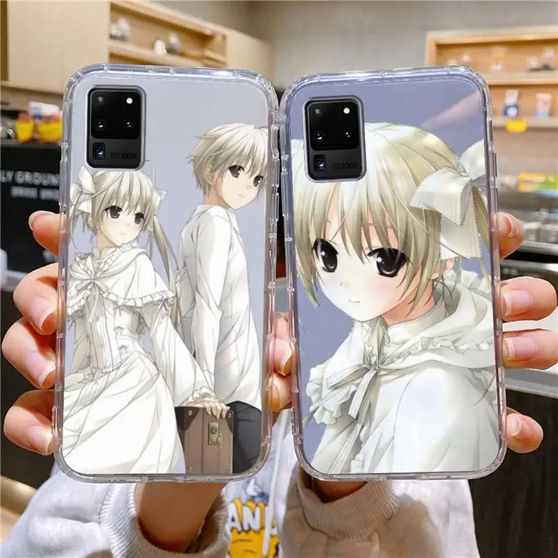 

Yosuga No Sora Phone Case For Samsung Galaxy S10 S10e A70 Edge S22 S23 Plus Ultra Note10 Transparent Cove