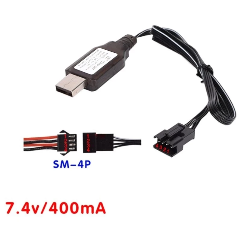 SM-4P USB литий-ионный зарядный кабель SM4P зарядное устройство 7,4 В в X2 мА Прямая поставка