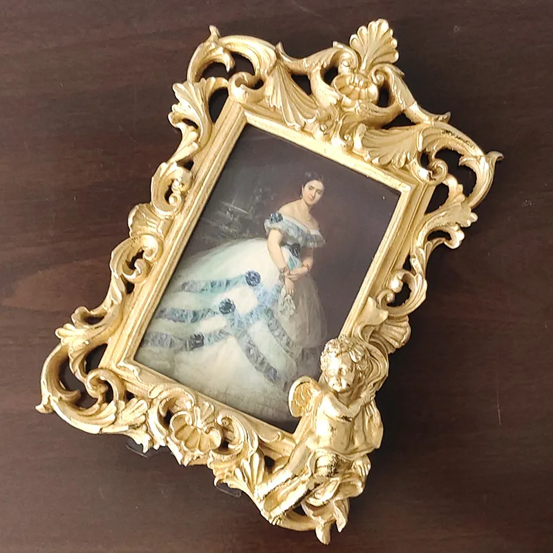 Фоторамка из смолы insWind рельефная резная креативная фоторамка в скандинавском