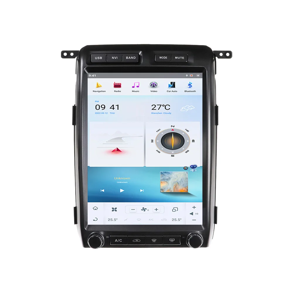 Для Tesla Style AndroidGPS навигационный DVD-плеер для Ford Raptor F150 2009-2014 авторадио стерео