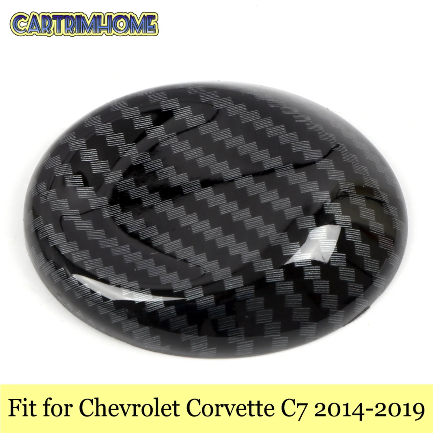 Car Products Fit for Chevrolet Corvette C7 2014-2019 Accessories Interior Gear Shift Knob Decorative Cover 1pcs Interior Parts