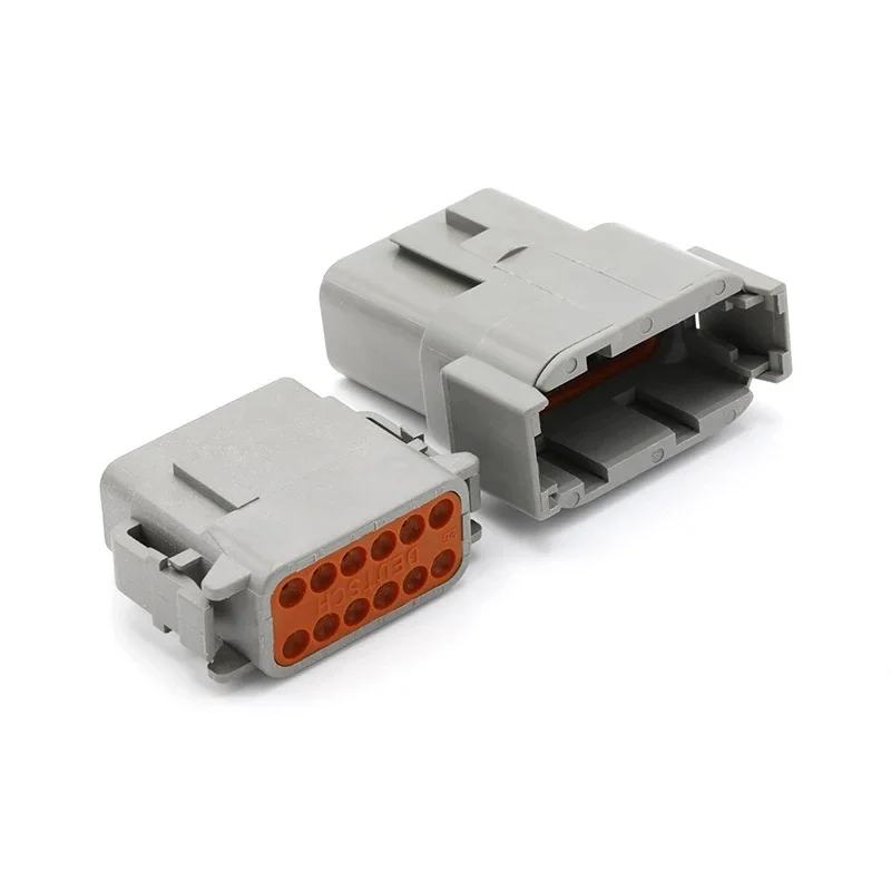 5/10/100 Sets DEUTSCH Series DT/DTM/DTP/DT15/DT13-2/3/4/6/8/12 Pin Car Waterproof Plastic Shell Male&ampFemale Docking Connector