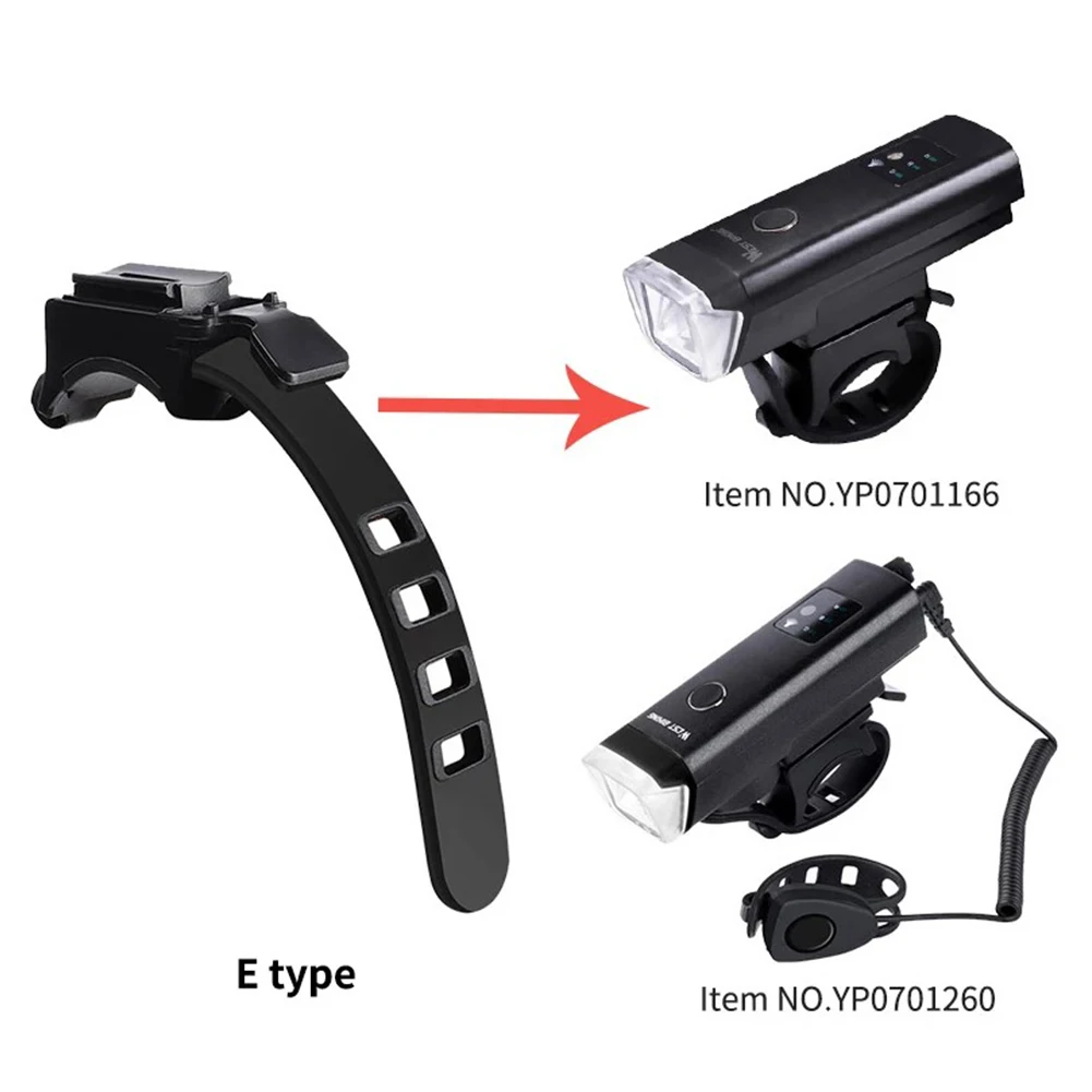

Bicycle Head Light Holder Adaptor Bicycle Front Lamp Bracket Black MTB Road Bike Light Stand Cycling Accessories
