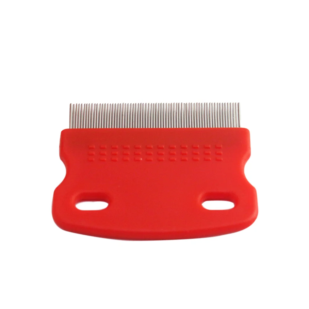 

1 Pc Comb Portative Double Rows Metal Cleaning Comb for Dogs Pet