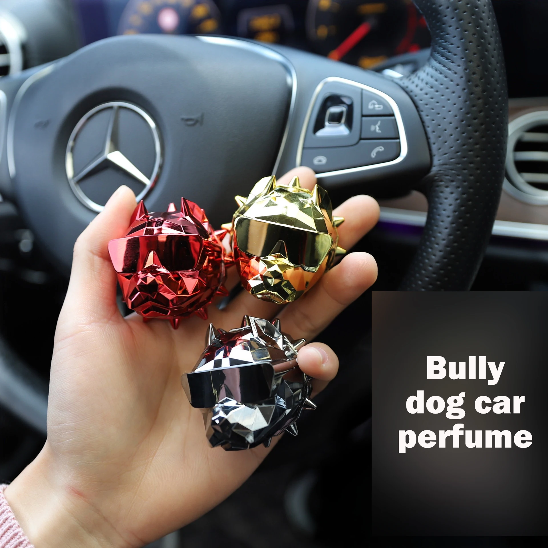 

1 шт. Автомобильные Духи Bully Dog, автомобильные вентиляционные отверстия, зажим для духов, ароматерапия, Автомобильные украшения, зажим для па...