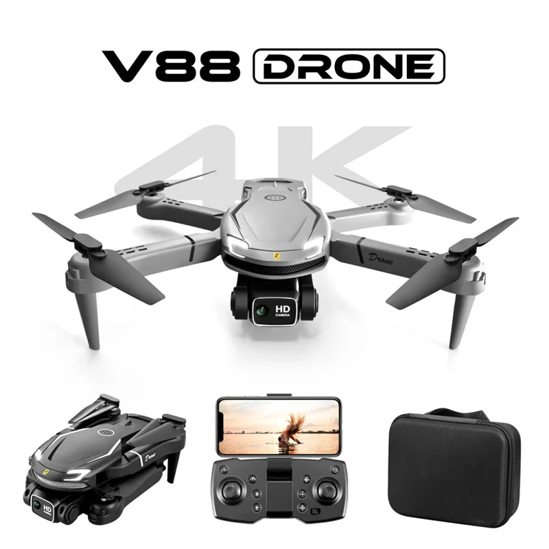 

V88 Aircraft 4K High-Definition Dual Camera Drone Aerial Photography, Long endurance, Fixed Altitude, Remote Control Aircraft