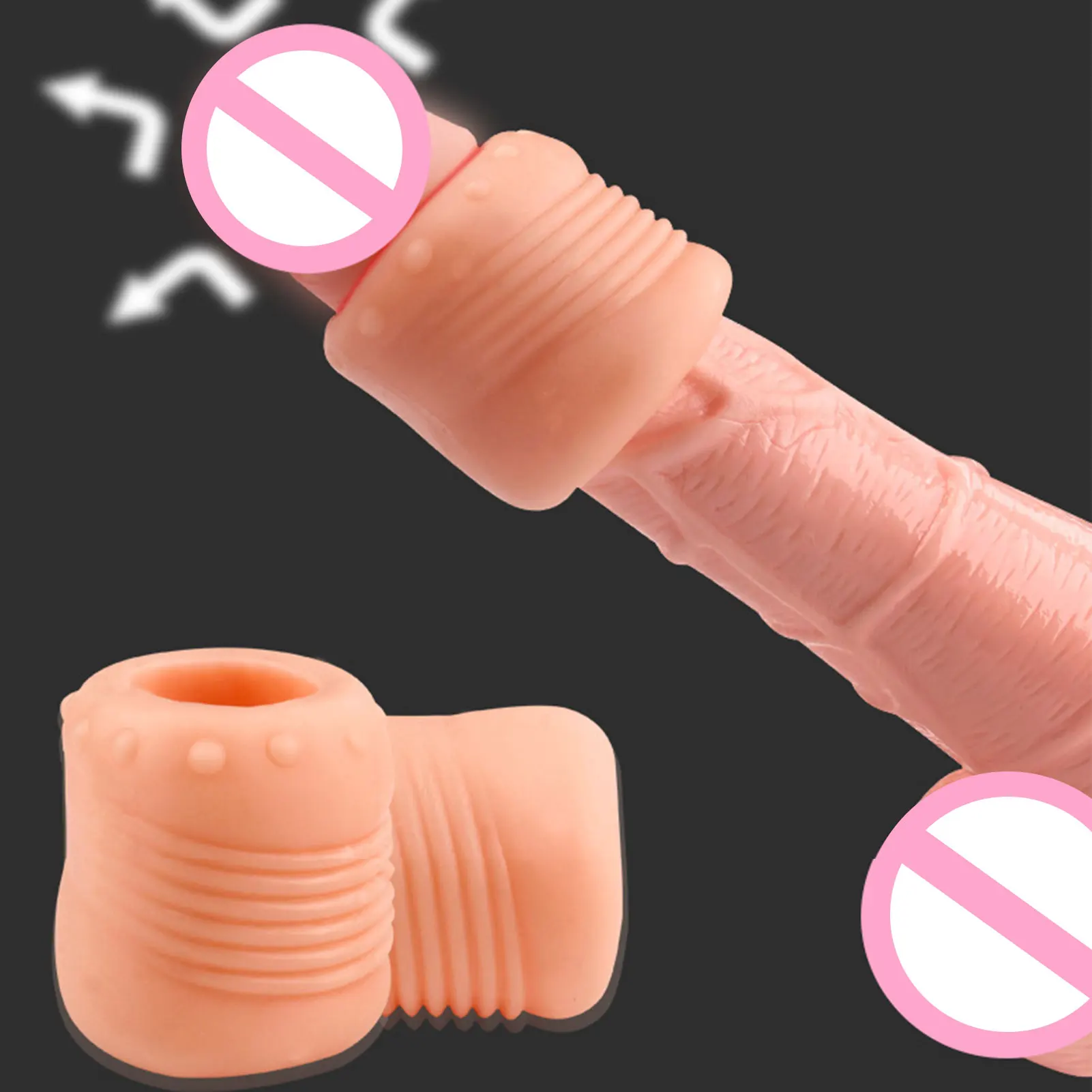 

Кольцо на пенис для увеличения пениса, секс-игрушки для мужчин, 18 + корректор Foreskin, Блокировка пениса, задержка эякуляции спермы, интимные изделия для взрослых