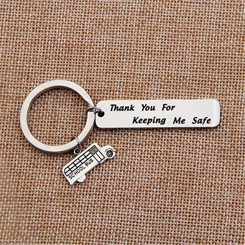 

Брелок для ключей с надписью «Спасибо за то, что оставили меня в безопасности»