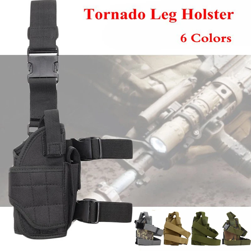 

Universal Pistol Gun Leg Holster Tactical Hunting Shooting Gun Quick Drop Holster Glock Beretta Military Gun Carry Case