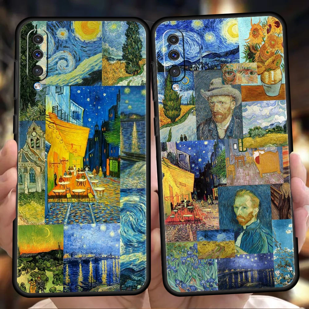 

Van Gogh Series Phone Case for Samsung Galaxy A53 A73 A33 A22 A13 A12 5G A02 A03 A70 A50 A10 A20 A30 Silicone Cover Shell Fundas