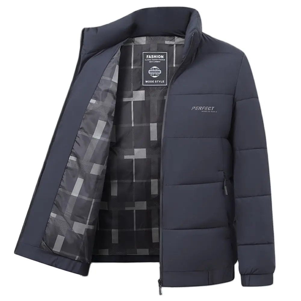 

Autumn Winter Mens Cotton Padded Jackets Men's Fashion Casual Outdoor Jackets Warm Coat Male Outwear Thicken Coats