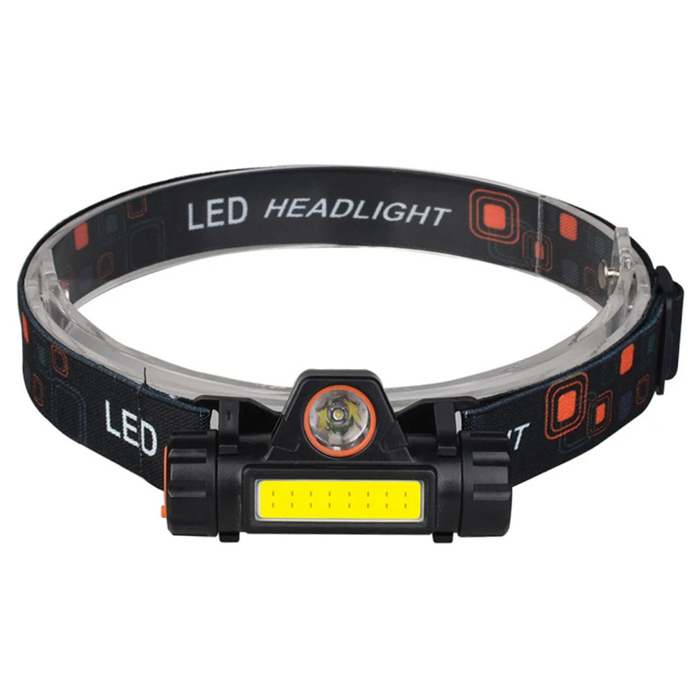 

Portable XPE+COB Camping Headlamp Waterproof USB Rechargeable Magnetic Headlight 180° Rotation Flashlight Lamp Camping Lights