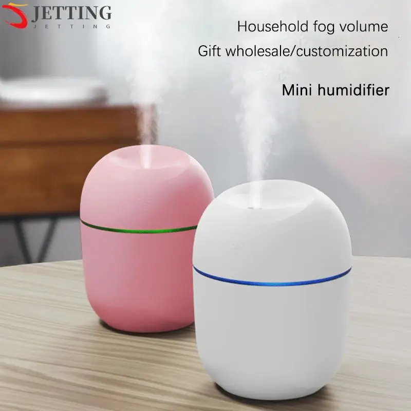 

220ML Essential Oil Diffuser USB Portable Air Humidifier 2 Modes Auto Off With LED Light For Home Car Mist Maker Face Steamer