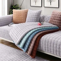 soft plush sofa cover autumn winter thicken flannel couch towel cushion blanket for living room decor corner sofa slipcovers 1pc
