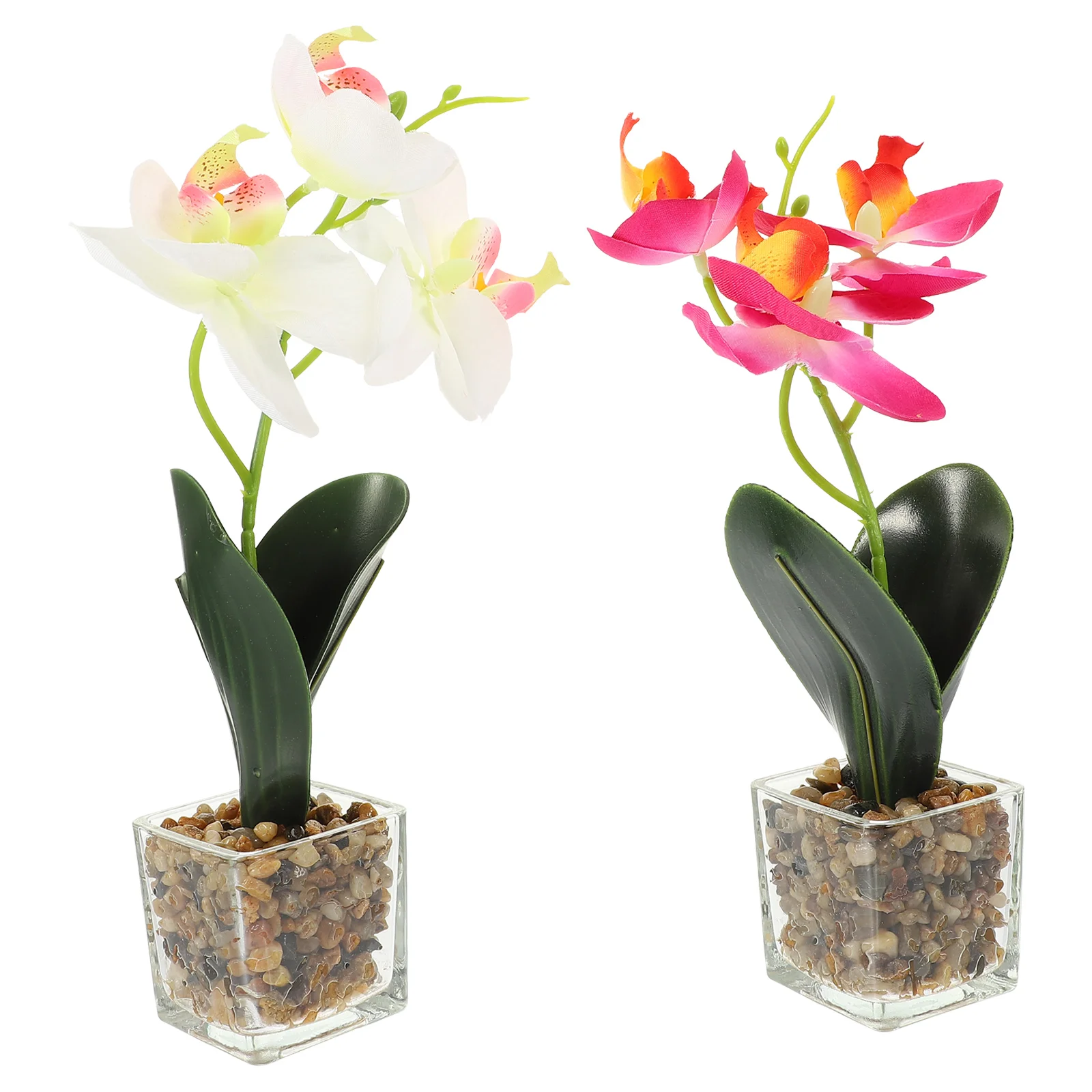 

Artificial Flowers Orchid Phalaenopsis Potted Faux Flower Fakebonsai Arrangements Silkorchids Vase Table Pot Floralcenterpieces
