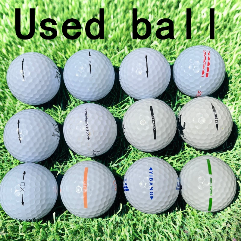 

12 шт. мяч для гольфа, двухслойный мяч для гольфа на очень большие расстояния, мяч для игры в гольф, мяч для гольфа с дефектным внешним видом, A h
