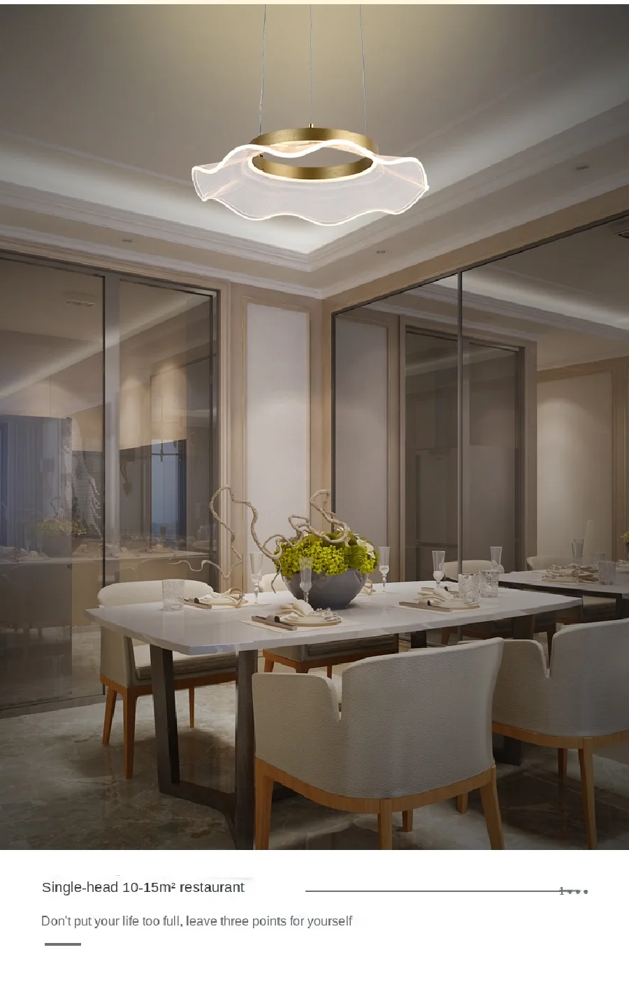 

Chandeliers Decoration Led Ring Light Living Room Decor Pendant Lights Modern Chandelier