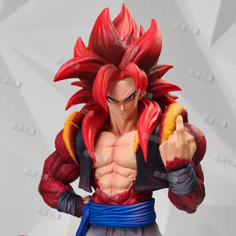 Фото Новинка от Cy Factory: Коллекционная модель Dragon Ball NP Super Four Gogeta ручной работы, с двумя руками и тремя пальцами, анимационный сувенир №4