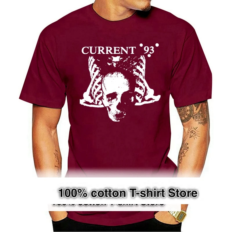 

TOP REPRINT Current 93 Shirt 1988 Vintage T Shirt Neofolk Band t-shirts