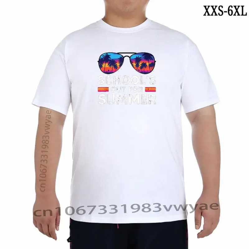 

Vintage Last Day of School Schools Out for Summer Fashion Teacher Students TShirt Women Men Aesthetic Vacation Graphic Tee Tops
