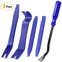 5pcs auto trim removal tool kit no scratch pry tool kit for car door clip panel audio dashboard dismantle repairing tool kits