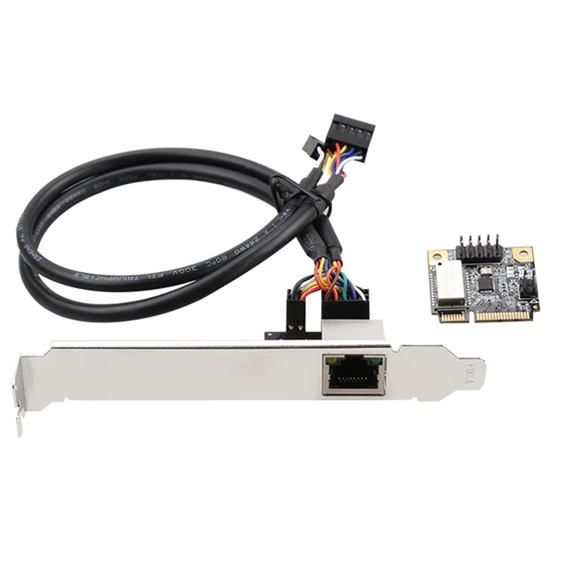 

Mini PCI-E Gigabit Network Card RJ45 Ethernet Network Card Desktop Network Card PCIE Network Card Driver-Free
