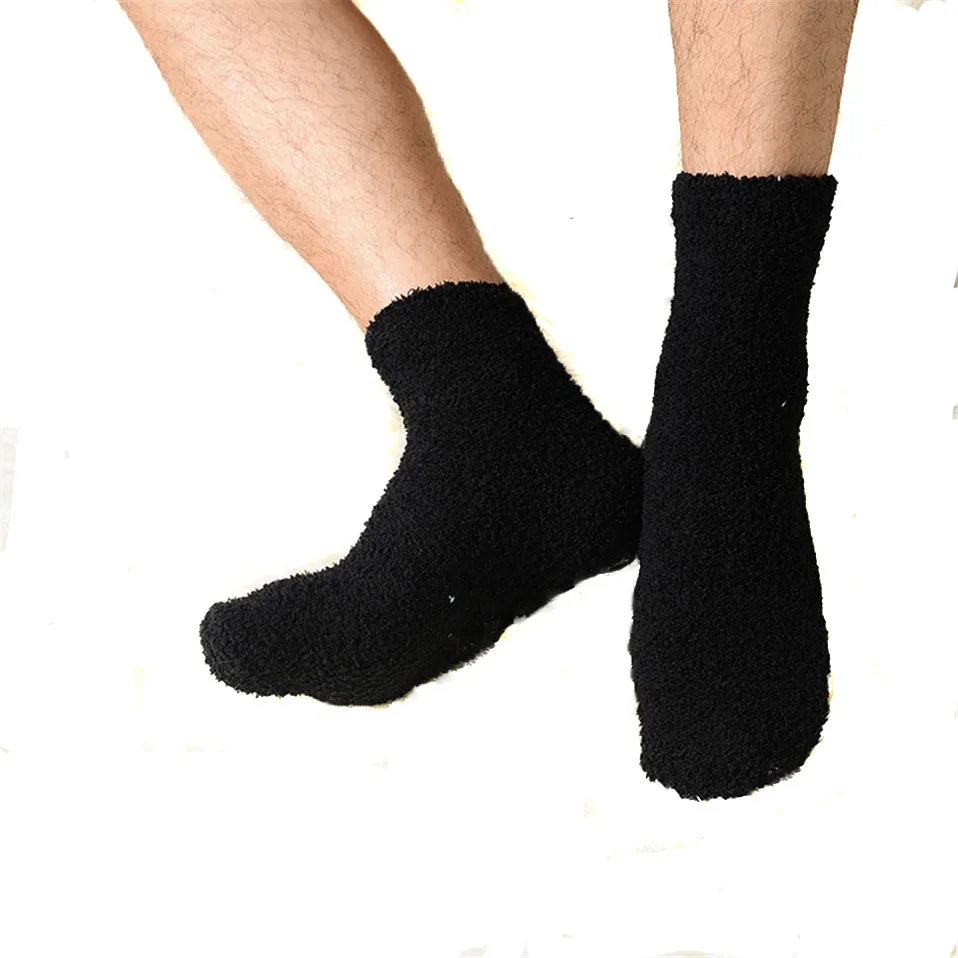 2022 New Women Cozy Cashmere Socks Winter Warm Sleep Bed Socks Floor Home Fluffy Socks Coral velvet Feet Warmer Christmas gift