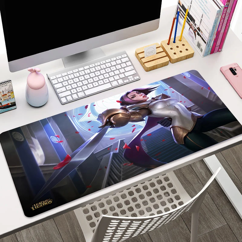

Большой игровой коврик для мыши League Of Legends, Офисные аксессуары, компьютерный коврик для мыши для офиса Xxl, Настольный коврик, игровые коврики, аниме, LOL, ПК