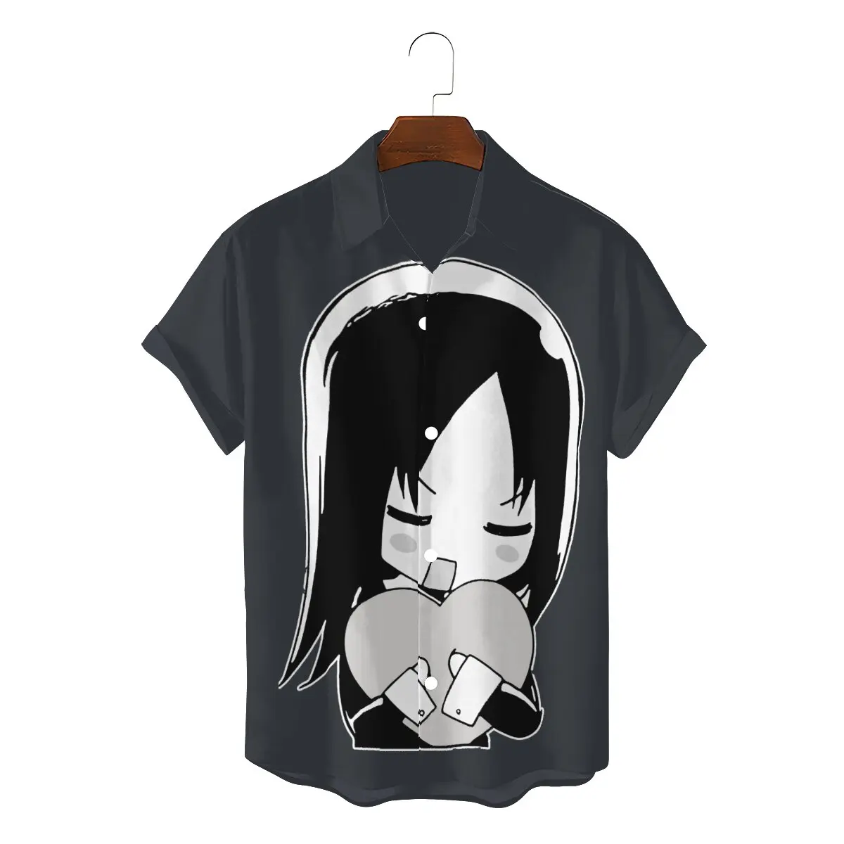 Chibi Ice Kaguya Chan уникальная 3D рубашка Sama Love Is War Leisure гавайская горячая распродажа для