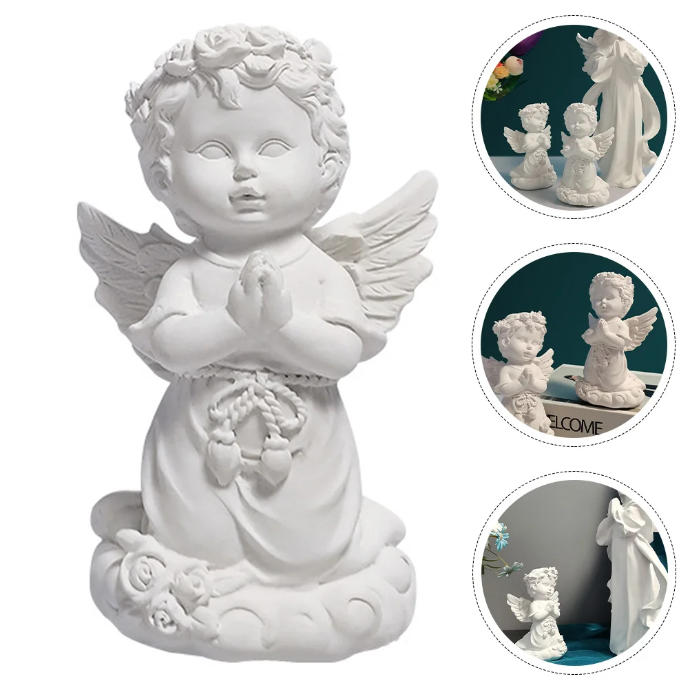 

Angel Angels Statuefigurine Cherub Figurines Garden Sculpture Memorial Decorations Guardian Small Resin Cherubs Statues Home