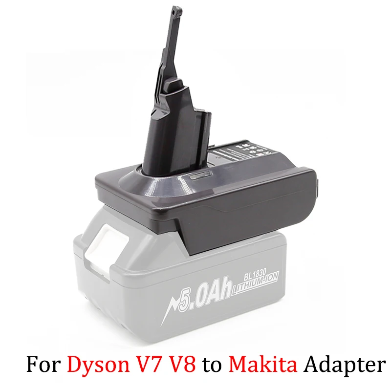 

Адаптер BATTOOL для аккумуляторов Makita/Milwaukee/Dewalt 18В к пылесосам Dyson V6 V7 V8