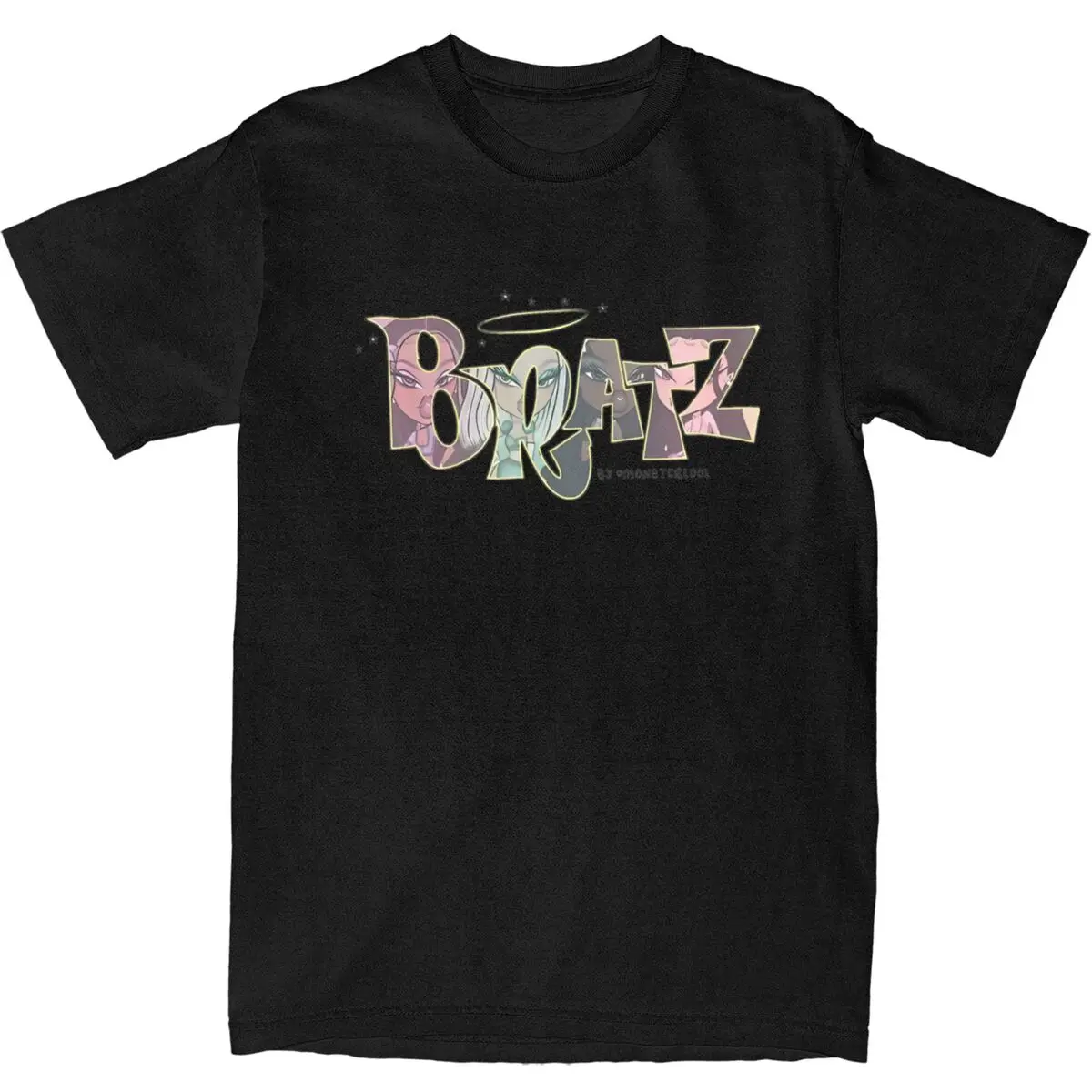 Летняя Винтажная футболка с изображением монстерола хлопковая Футболка в стиле