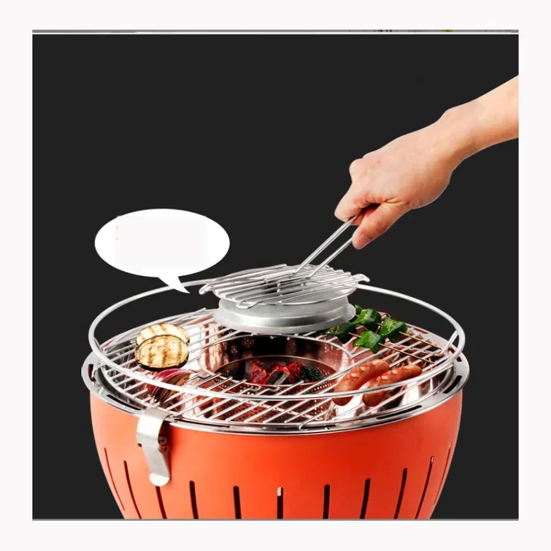 Нержавеющая сталь Parrill barbacoa inoxidable sin humo parrilla Carbon con bolsa Trip зарядки USB/батарея